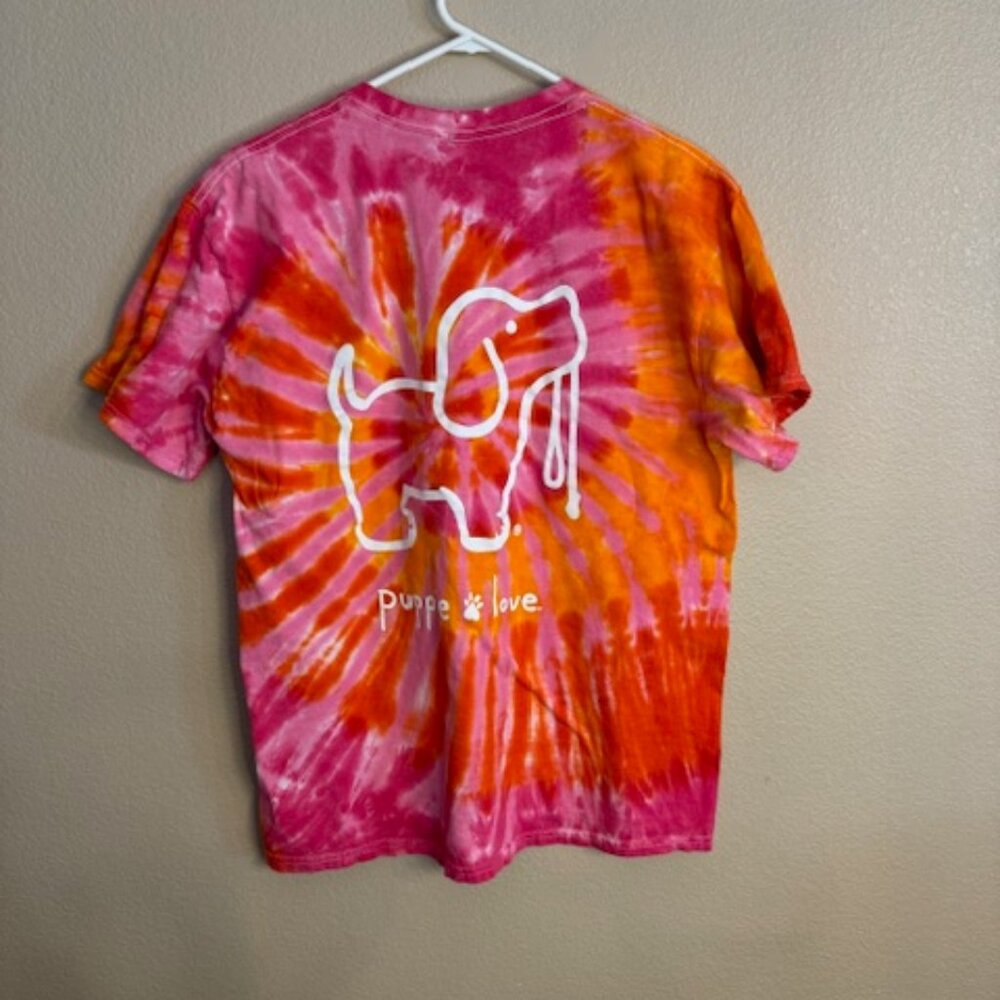 Puppy Love Tie Dye TShirt EUC - Picture 2 of 3
